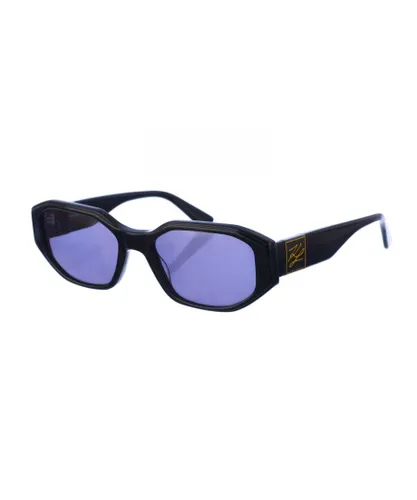 Karl Lagerfeld Womens Acetate sunglasses with oval shape KL6073S women - Black - One
