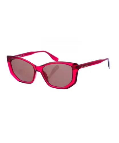 Karl Lagerfeld Womens Butterfly-shaped acetate sunglasses KL6071S women - Dark Red - One