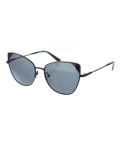 Karl Lagerfeld Womens Butterfly-shaped metal sunglasses KL341S women - Black - One