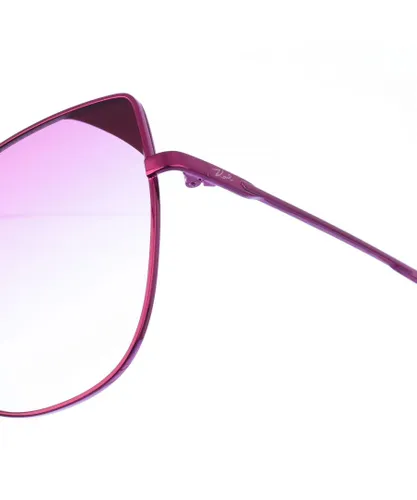 Karl Lagerfeld Womens Butterfly-shaped metal sunglasses KL341S women - Fuschia - One
