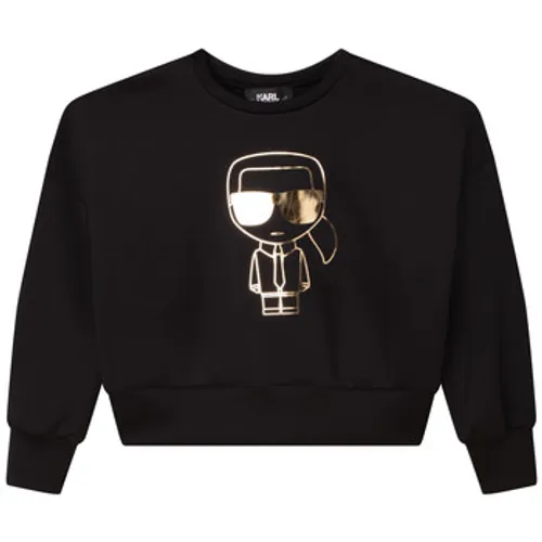 Karl Lagerfeld  Z15403-09B  girls's Children's Sweatshirt in Black