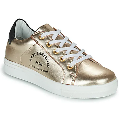 Karl Lagerfeld  Z19077  girls's Children's Shoes (Trainers) in Gold