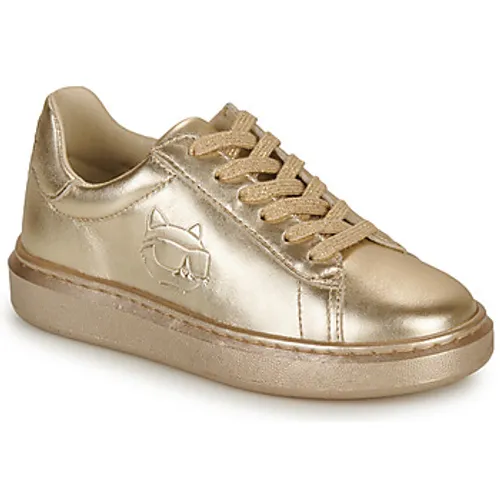 Karl Lagerfeld  Z19115  girls's Children's Shoes (Trainers) in Gold