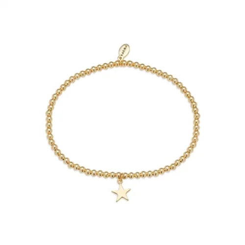 Karma Gold Star Stretch Bracelet - One Size