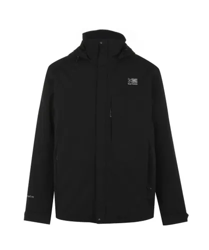 Karrimor Mens Boys Padded Jacket Junior Insulated Long Sleeve Pockets Outerwear Top - Black