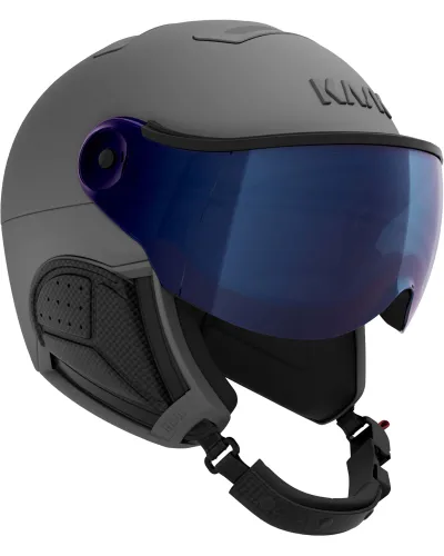 KASK Class Shadow Helmet - Grey - Iridium Mirror Visor M
