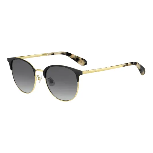 Kate Spade , Black Gold/Dark Grey Shaded Sunglasses ,Yellow female, Sizes: