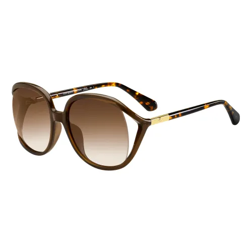 Kate Spade , Brown Shaded Mackenna Sunglasses ,Brown female, Sizes: