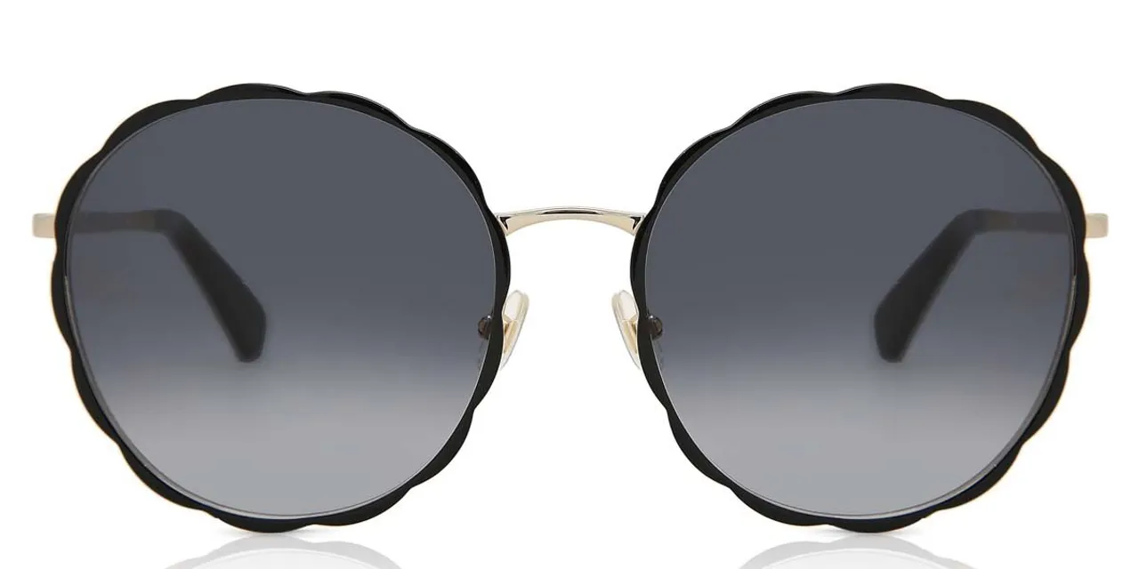 Kate Spade Cannes/G/S 807/9O Women's Sunglasses Black Size 57