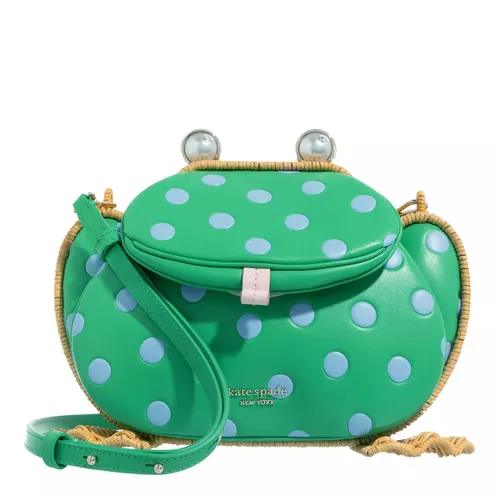 Kate Spade New York Crossbody Bags - Lily Polka Dot Wicker 3D Frog - blue - Crossbody Bags for ladies