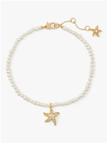 Kate Spade New York Gold Pearl Starfish Anklet - Gold