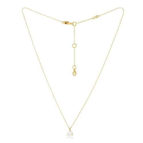 Kate Spade New York Gold Pearl Trio Prong Necklace