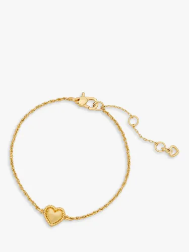 kate spade new york Golden Hour Heart Bracelet, Gold - Gold - Female
