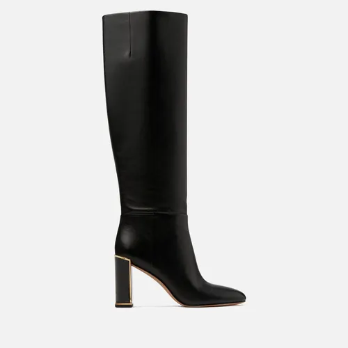 Kate Spade New York Merritt Leather Knee High Heeled Boots - UK