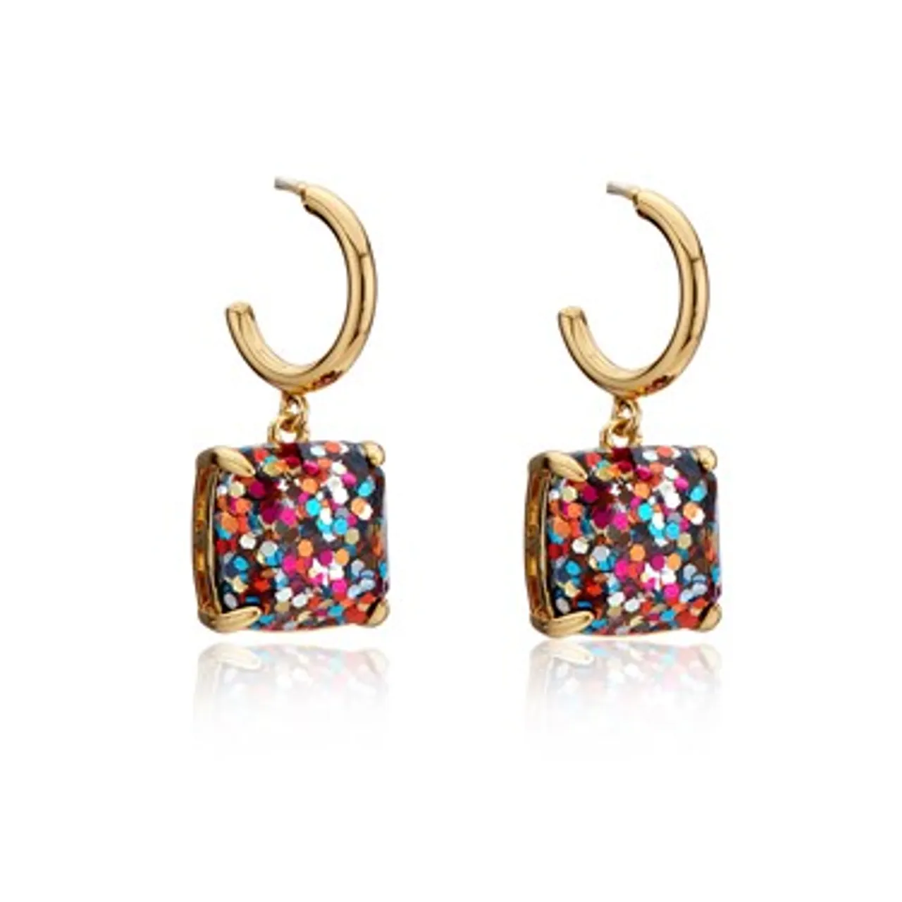 Kate Spade New York Mini Square Party Huggie Earrings - Gold