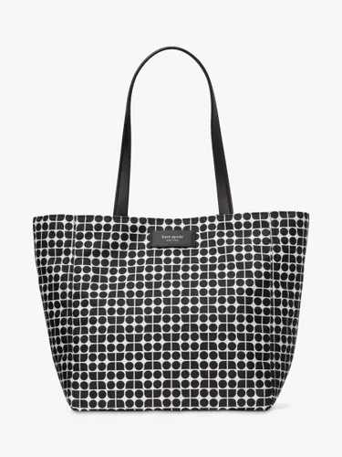 kate spade new york Noel Spot Print Tote Bag, Black/Multi - Black/Multi - Female