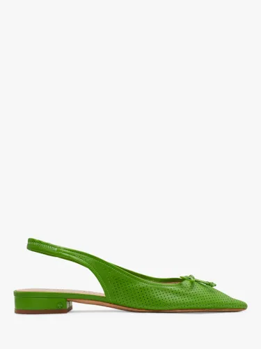kate spade new york Veronica Perforated Leather Pointed Pumps - Green - Female