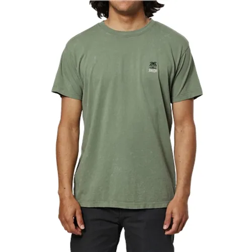 Katin K-Palm Emb T-Shirt - Olive Sand Wash