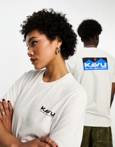 Kavu Unisex Klear Above Etch t-shirt in white