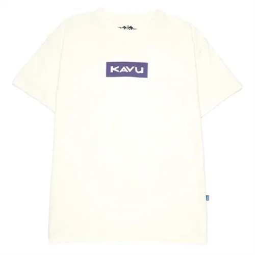 Kavu Wordblock T-Shirt - Off White