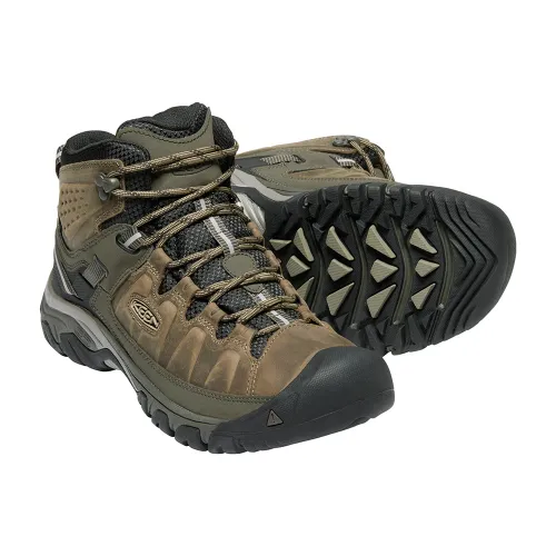 Keen Mens Targhee III Waterproof Hiking Boots (Bungee Cord / Black)