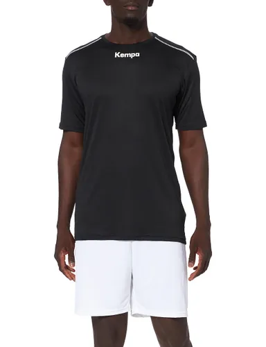 Kempa Boys Poly Shirt Kids T-Shirt - Black