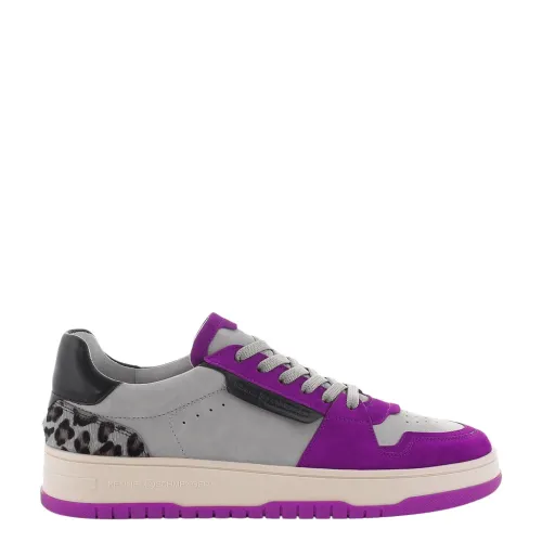 Kennel & Schmenger , Drift Sneaker - Purple and Leo Design ,Purple female, Sizes: