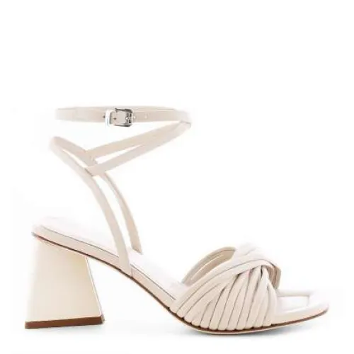 Kennel & Schmenger , Quirky Block Heel Sandals ,White female, Sizes: