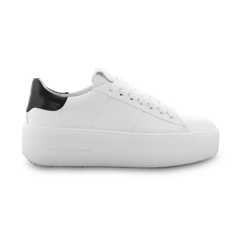 Kennel & Schmenger , Stylish White/Black High-Top Sneakers ,White female, Sizes: