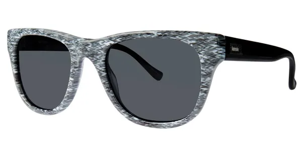 Kensie For Real Grey Herringbone Men's Sunglasses Grey Size 52