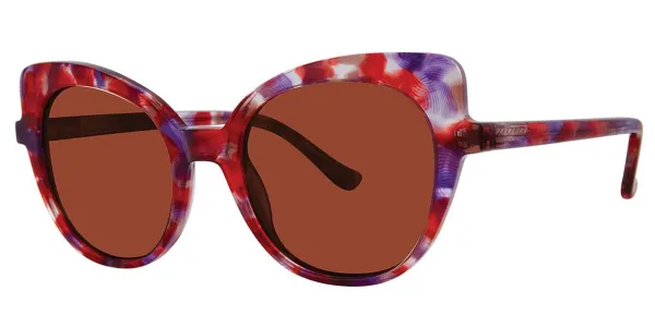 Kensie Glam Girl Red Marble Men's Sunglasses Red Size 51