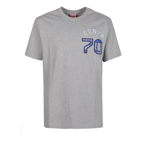 Kenzo , Academy Classic T-Shirt ,Gray male, Sizes: