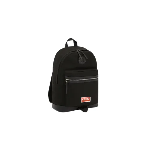 Kenzo , Adventure Backpack with Flower Insert ,Black unisex, Sizes: ONE SIZE