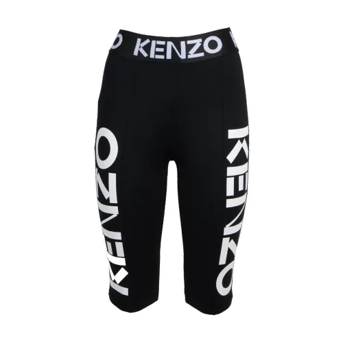 Kenzo , Black Biker Pants ,Black female, Sizes: