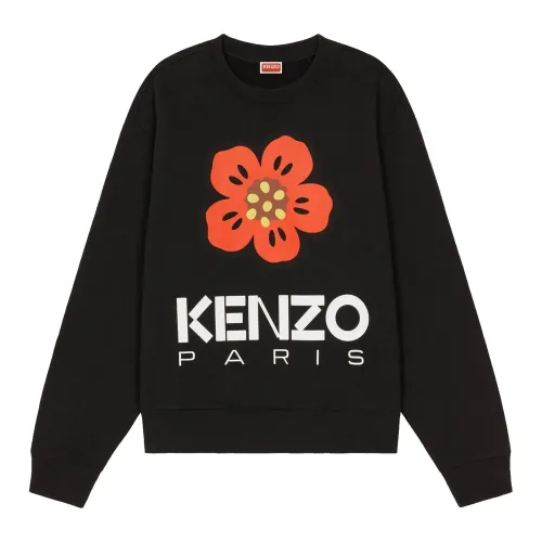 Kenzo , Black Boke Flower Sweatshirt ,Black male, Sizes: