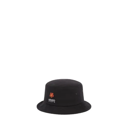 Kenzo , Black Bucket Boke Flower Hat ,Black male, Sizes: