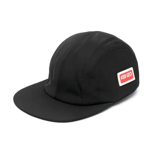 Kenzo , Black Logo-Print Cap ,Black male, Sizes: ONE