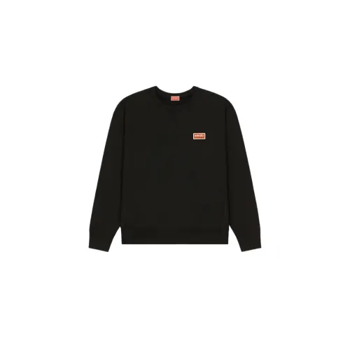 Kenzo , Black Streetwear Sweatshirt with Vintage Touch ,Black male, Sizes: