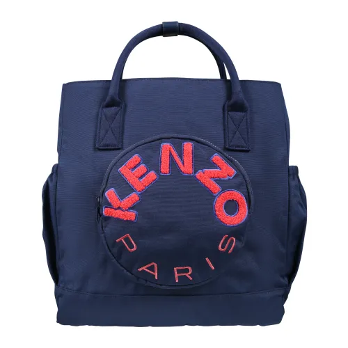 Kenzo , Blue Changing Bag with Adjustable Straps ,Blue unisex, Sizes: ONE SIZE