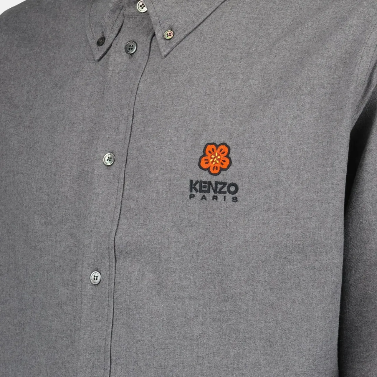 Kenzo , Boke Flower Classic Shirt ,Gray male, Sizes: