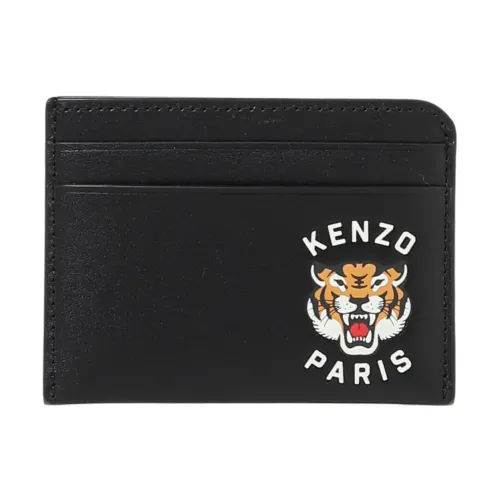 Kenzo , Card Holder Wallet ,Black male, Sizes: ONE SIZE
