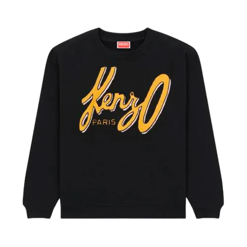 Kenzo , Classic Logo Sweatshirt ,Black female, Sizes: