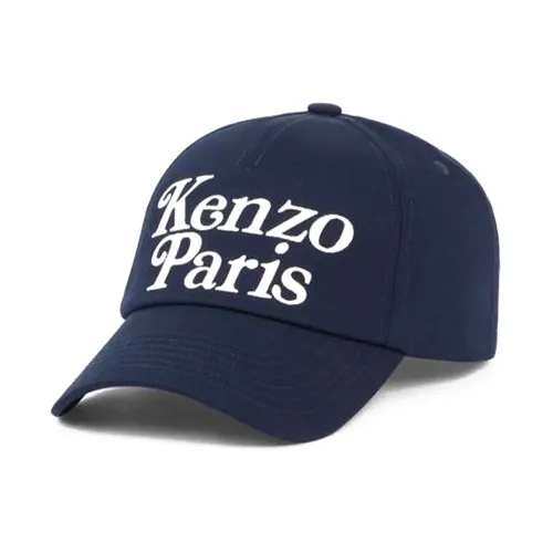 Kenzo , Cotton Utility Cap - Streetwear Style ,Blue male, Sizes: ONE