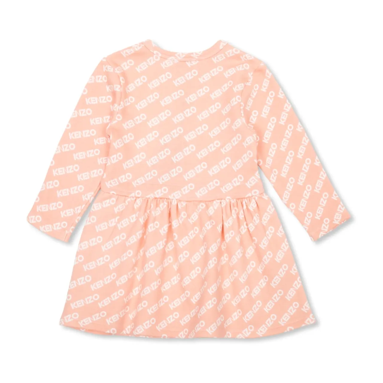 Kenzo , Dress with logo ,Pink female, Sizes: