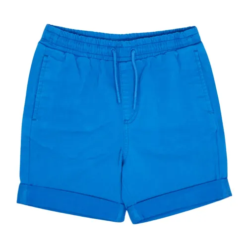 Kenzo , Electric Blue Kids Bermuda Shorts ,Blue male, Sizes: