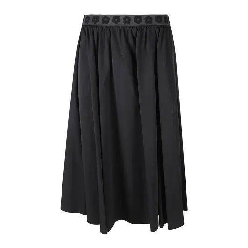 Kenzo , Elongated Skirt ,Black female, Sizes: