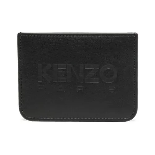 Kenzo , Embossed Card Holder ,Black female, Sizes: ONE SIZE