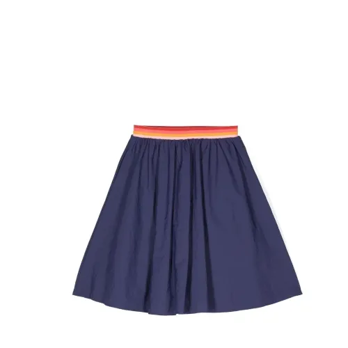 Kenzo , Girl's Clothing Skirts Darkblue (Navy) Ss23 ,Blue female, Sizes: