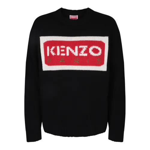 Kenzo , Graphic Logo Sweater ,Black female, Sizes: