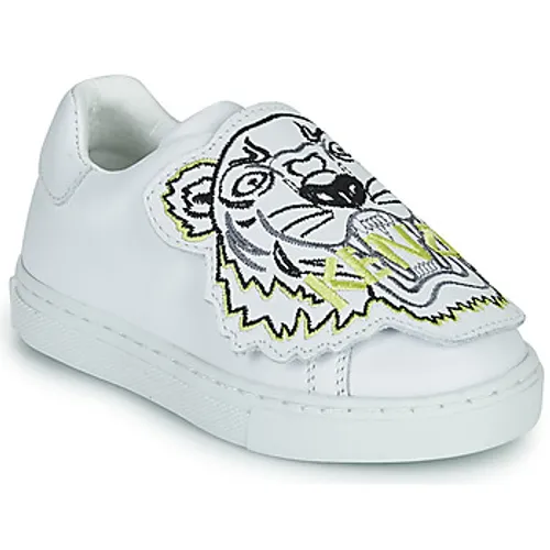 Kenzo  K59039  boys's Children's Shoes (Trainers) in White